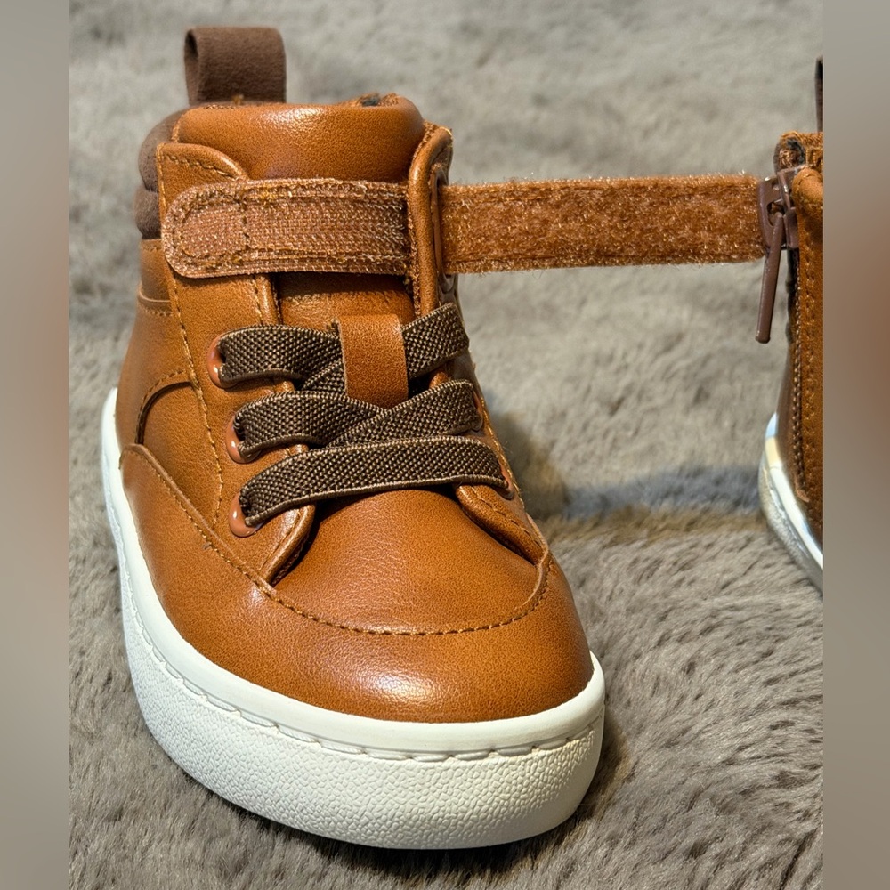 Cat & Jack - Toddler’s Brown Aidan Sneaker Boots, Size - 6T - Picture 8 of 15